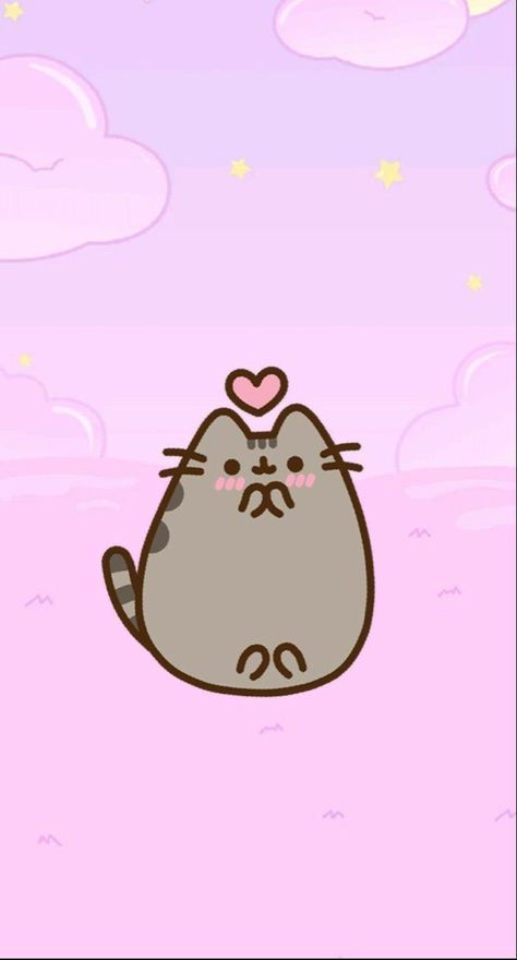 Pusheen Cat Wallpaper, Pusheen Wallpaper, Pink Pusheen, Pusheen Love, Pusheen Cute, Images Kawaii, Pusheen Cat, Cute Kawaii Drawings, Samsung Wallpaper