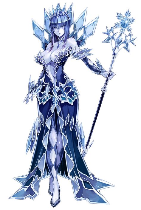 Ice Monster, Kartu Pokemon, Akali League Of Legends, Monster Girl Encyclopedia, Queen Anime, Monster Musume, Anime Monsters, Ice Queen, 영감을 주는 캐릭터