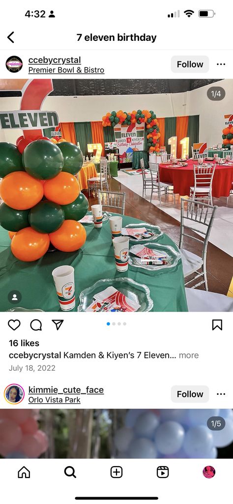 7 Eleven Theme Party Decorations, 7/11 Themed Birthday Party, 7 Eleven Birthday Theme, 7 Eleven Party, 7/11 Party Theme, 7/11 Birthday Party, 7 Eleven Birthday Party, 7/11 Birthday Theme, 7 11 Party