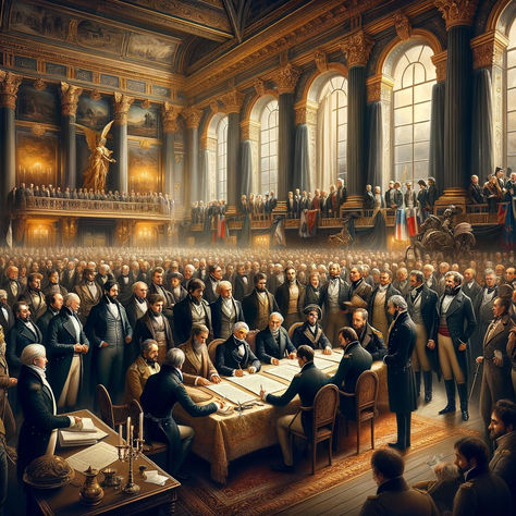 On May 30, 1814, the Treaty of Paris was signed, marking a significant moment in European history. This historic agreement ended the Napoleonic Wars and laid the foundation for a new era of peace and stability across the continent. The treaty saw representatives from the major European powers come together to restore borders and reestablish harmony. Treaty Of Paris, Napoleonic Wars, European History, Mauritius, New Era, Borders, Foundation, Paris, History