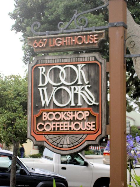 BOOK WORKS, Pacific Grove, CA  Now called "The Works"  #pacificgrove Bookshop Café, Book Shops, Bookstore Cafe, Book Stores, Book Works, Book Cafe, Pacific Grove, Book Shop, Coffeehouse