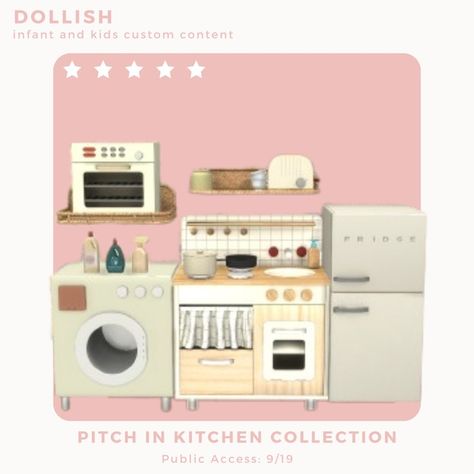 Pitch In Kitchen Collection | Patreon Sinks Sims 4 Cc, Aggressive Kitty Sims 4, Build Sims 4 Cc, Pink Sims 4, Sims 4 Retro, Sims 4 Content, Furniture Cc, Sims 4 Kitchen, Sims Free Play