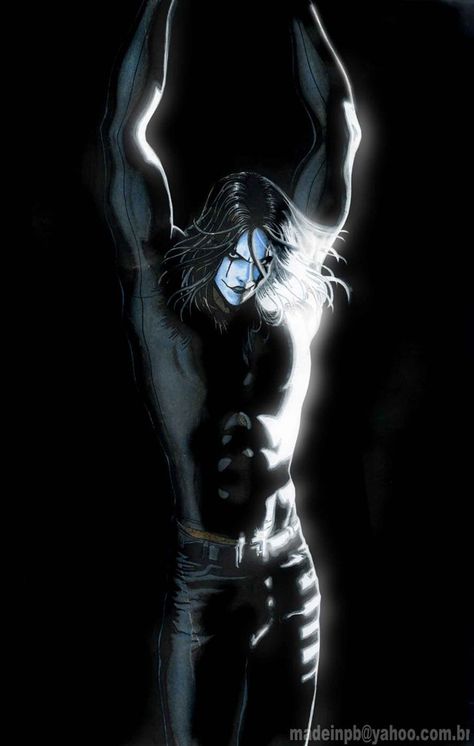 The Crow Art, Eric Draven The Crow, Crows Artwork, Eric Draven, Crow Movie, Arte Punk, Crow Art, Goth Art, The Crow