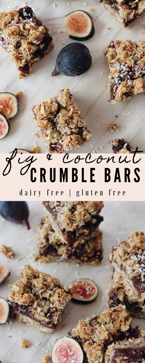 Fig Recipes Gluten Free, Fig Recipes Healthy, Fig Crumble, Fig Recipes Fresh, Gluten Free Wine, Dried Fig Recipes, Fig Dessert, Fig Bars, Gluten Dairy Free