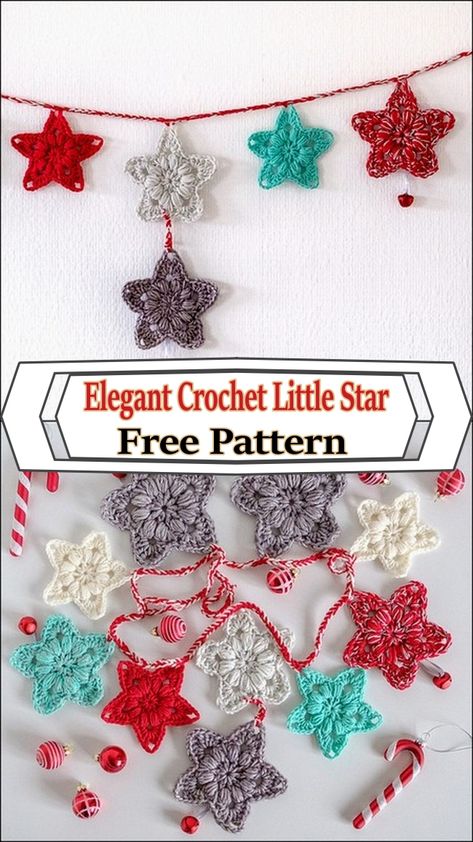 The most beautiful and High demanding Free Crochet Star Patterns Crochet Star Pattern Free Christmas Trees, Crochet Star Ornaments, Crochet Star Motif, Crocheted Stars Pattern Free, Crochet Star Free Pattern, Crochet Fireworks, Granny Star Crochet Pattern, Crochet Stars Pattern Free, Crochet Christmas Star