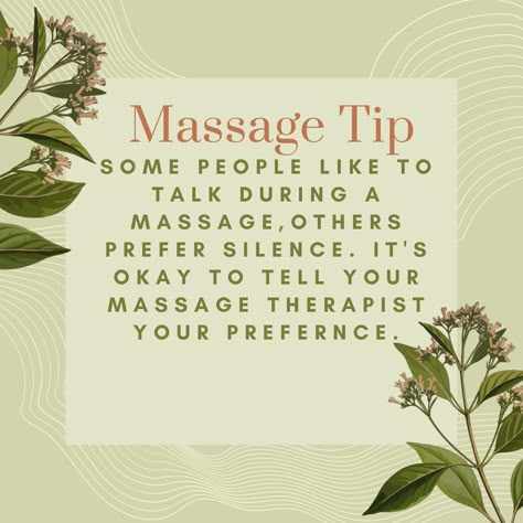 Massage Therapy Tips, Friday Massage Quotes, Massage Therapy Content Ideas, Massage Therapist Instagram Posts, Saturday Massage Quotes, Massage Specials Ideas, Fall Massage Quotes, Ideas For Massage Rooms, Massage Facts Health