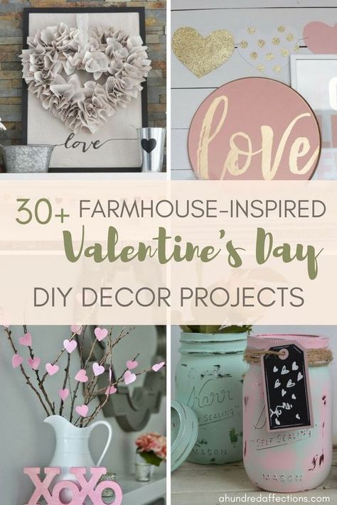 Valentine’s Day Home Decor Diy, Valentines Farmhouse Decor, Farmhouse Valentine Decor Diy, Farmhouse Valentines Day Decor, Valentines Dyi, Valentines Day Decor Rustic, Rustic Valentine Decor, Farmhouse Valentine Decor, Saint Valentin Diy