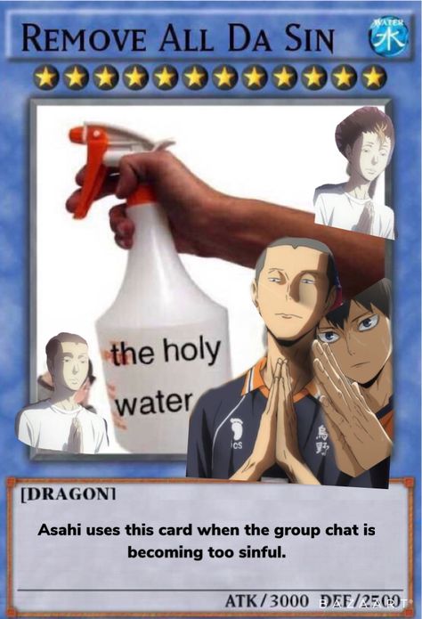 Yugioh Trap Cards, Mood Card, Funny Yugioh Cards, Jesus Funny, Yugioh Cards, Anime Jokes, Holy Water, Funny Profile Pictures, Life Is Strange