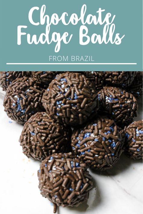 Sweetened Condensed Milk Balls, Chocolate Truffles With Condensed Milk, Condensed Milk Balls Recipes, Fudge Balls Recipe, Fudge Balls, Chocolate Balls Recipe, Brigadeiro Recipe, Snowballs Recipe, Milk Chocolate Fudge