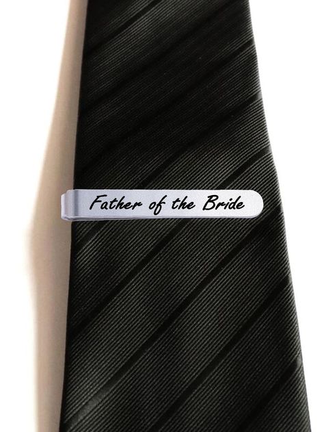 1 stainless steel long Tie clip Father of the Bride and Father of the Groom Men's Wedding Father and father-in-law identity Tie clipI discovered amazing products on SHEIN.com, come check them out! Father Of The Bride Tie, Bride And Father, Father Of The Groom, Mens Fashion Jewelry, Father In Law, Wedding Accessories Jewelry, Men's Tie, Cufflinks Men, Father Of The Bride