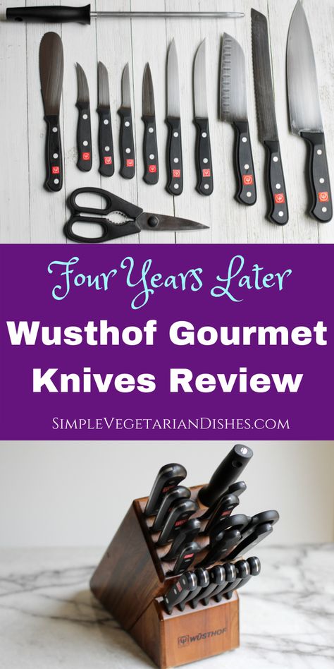 Forging vs stamping, Wusthof Gourmet chef's knife review, Wusthof Gourmet vs Classic Different Kinds Of Knives, Types Of Knives And Uses, Types Of Kitchen Knives, Chef Knives Set, Wusthof Knives, Best Kitchen Tools, Best Kitchen Knives, Knife Set Kitchen, Knife Set