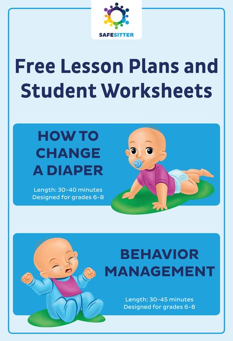 Developed by Safe Sitter, Inc., access free video based lessons for students in middle school and high school. Download the lesson plan, student worksheets, and a poster for your classroom. Each lesson is about 30-45 minutes in length. Students will learn how to change a diaper and behavior management skills to use with children. Ideal for Family and Consumer Science teachers that want to incorporate skills necessary to babysitting into their classrooms. Facs Lesson Plans, World History Lessons, Family And Consumer Science, Science Lesson Plans, Parenting Classes, Teacher Lesson Plans, Free Lesson Plans, Middle School Teachers, High School Teacher