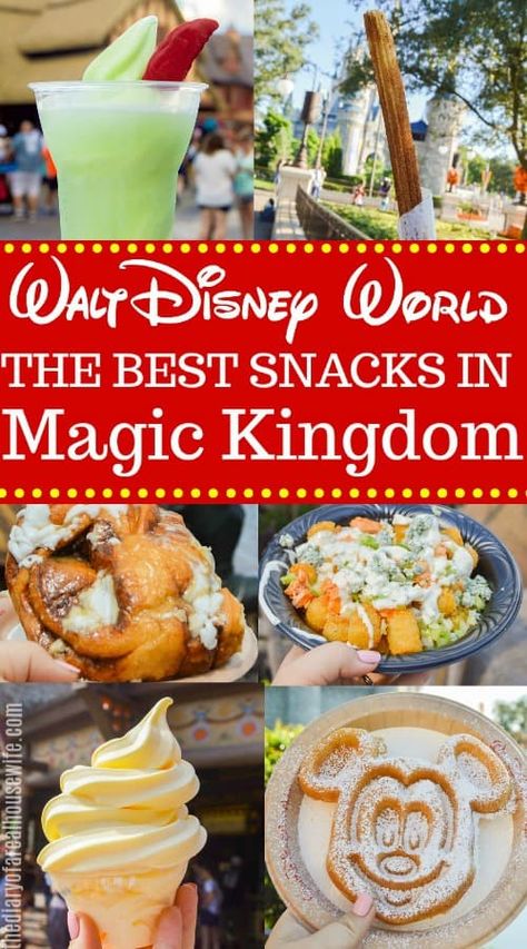 Best Disney World Food, Magic Kingdom Snacks, Magic Kingdom Food, Disney Inspired Food, The Best Snacks, Disney Parque, Disney Desserts, Best Snacks, Disneyland Food