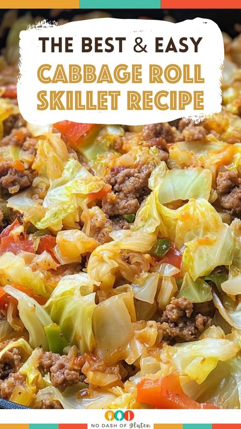 Cabbage Roll Skillet Recipe #ketogenic #ketorecipe #lowcarb #ketomealplan #nocarbs #ketolife #weightloss #ketogirl #ketogenic Keto Cabbage Recipes, Cabbage Roll Skillet, Cooked Cabbage Recipes, Keto Cabbage Recipe, Easy Cabbage Recipes, Easy Cabbage Rolls, Cabbage Recipes Healthy, Unstuffed Cabbage Rolls, Cabbage Casserole Recipes