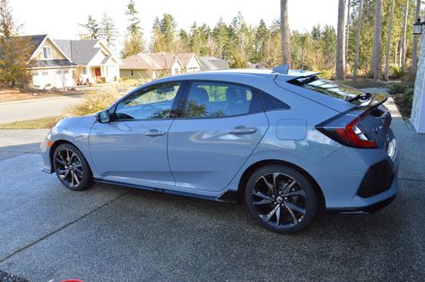 2018 Honda Civic Hatchback Sport 1.5 Turbo Sonic Gray Pearl Grey Honda Civic, 2018 Honda Civic Hatchback, Civic Sport Hatchback, Honda Civic Sport Hatchback, Honda Civic Hatchback Sport, Honda Civic Hatch, Honda Hatchback, 2018 Honda Civic, Best Small Cars