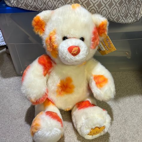 Vintage In Good Condition Very Limited Edition Build A Bear Stuffed Animals, Fall Build A Bear, Y2k Build A Bear, Build A Bear Bears Stuffed Animals, Red Build A Bear, Build A Bear Dog, Orange Teddy Bear, Vintage Build A Bear, Build A Bear Nostalgia