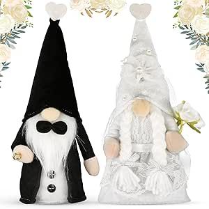 Bride And Groom Gnomes, Gifts For Newly Engaged, Wedding Gnomes, Engaged Gifts, Couple Birthday, Engagement Gifts For Bride, Gifts Boyfriend, Gifts For Bride, Happy Engagement