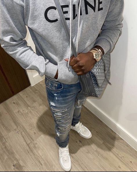 Top Boy, Hoodie Outfit Men, Black Men Fashion Urban, Jeans Outfit Men, Drip Outfit Men, Boys Outfits, Dope Outfits For Guys, Fits Men, Hoodie Fits