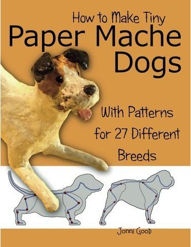 How to Make Tiny Paper Mache Dogs: With Patterns for 27 Different Breeds Paper Mache Dogs, Paper Mache Recipe, Paper Mache Paste, Paper Mache Ideas, Paper Mache Projects, Making Paper Mache, Paper Mache Animals, Paper Mache Clay, Mache Art