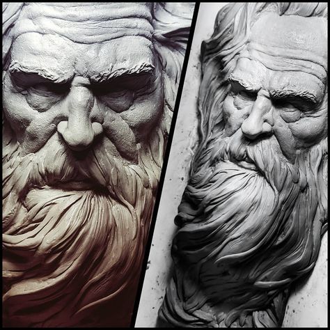 Beard Sculpting, Reference Pics, Automotive Design, Toad, Portrait Tattoo, Tattoo Ideas, Greek Statue, Concept Art, Sketch