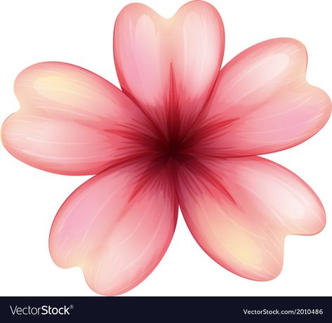 A blooming five-petal flower vector image on VectorStock Folded Paper Flowers, Textile Motifs, Five Petal Flower, 5 Pillars, Flower Png Images, Ganesh Art Paintings, Calla Lily Flowers, Sunflower Clipart, Flower Perfume