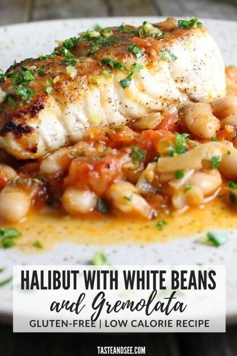 Pan Seared Halibut, Seared Halibut, Fish Entrees, Seafood Dinner Recipes, Halibut Recipes, Fish Dinner Recipes, Seafood Entrees, Easy Mediterranean Diet Recipes, Cod Recipes