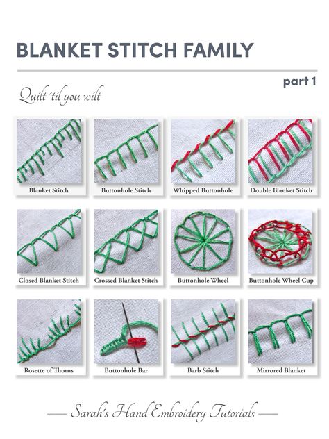 Presenting the Blanket Stitch Family - part 1. Simple open loops can make so much! Here is part 1 of this beautiful family. Blanket Stitch began as a way to secure the edges of unsewn blankets. The stitch is simple to do and gives a decorated look. With time, this stitch was experimented with in hand embroidery, and it gave rise to different variations and styles of this stitch. Make them on edges, borders, outlines and even fillings! What more could you ask for!? Looped Blanket Stitch Embroidery, Blanket Stitch Embroidery Design Ideas, How To Blanket Stitch Edge, Edge Stitching Embroidery, How To Secure Embroidery, Blanket Stitches Embroidery, Blanket Edge Stitch, Embroidery Stitches For Edges, Blanket Embroidery Stitch