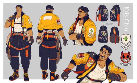 Mechanic Character, Mechanic Clothes, Fantasy Story Ideas, Cyberpunk Armor, Ref Sheet, Armor Clothing, Cyberpunk Character, Concept Art Character, Robot Design