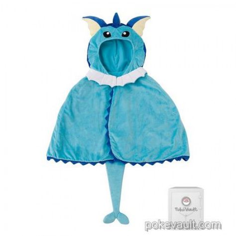 Pokemon Center 2017 Eevee Poncho Campaign Vaporeon Hooded Poncho Vaporeon Costume, Sylveon Onesie, Glaceon Plush, Eevee Slippers, Eevee Backpack, Sylveon Hoodie, Pokemon Hat, Pokemon Merchandise, Seal Pup