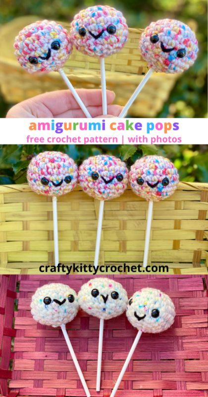 Amigurumi Cake, Crochet Cake, Easy Crochet Animals, Stash Buster, Crochet Animals Free Patterns, Crochet Food, Crochet Amigurumi Free, Learn How To Crochet, Fun Crochet Projects