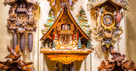 How to Determine the Value of a Cuckoo Clock German Decor, Modern Cuckoo Clocks, Clocks Go Back, Forest Clock, Cuckoo Clocks, German Heritage, Clock Repair, German Girl, Old Clocks