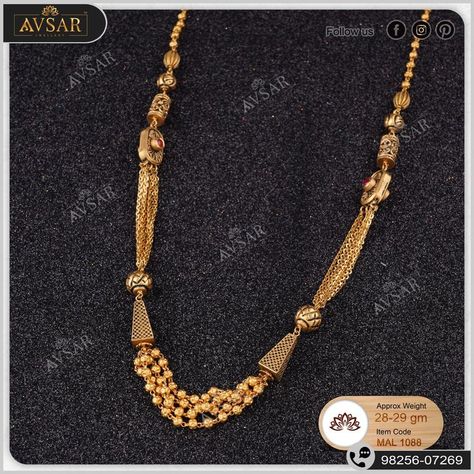 Indian Gold Jewellery Design, Wedding Jewelry Sets Bridal Jewellery, Black Beads Mangalsutra Design, New Gold Jewellery Designs, Gold Earrings Models, Lucky Jewelry, Bridal Jewellery Design, Gold Jewelry Simple Necklace, Gold Mangalsutra Designs