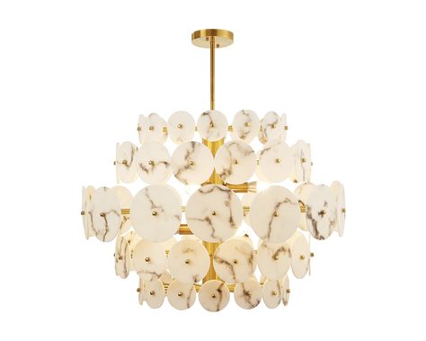 LE022-PD-0360 – L&E – Momo Chandelier_2000 x 1600_01 Antique Brass Metal, Luxury Chandelier, Brass Accents, Frame Crafts, Mirror Designs, Mid Century Modern Design, Brushed Brass, Brass Metal, Chandelier Lighting