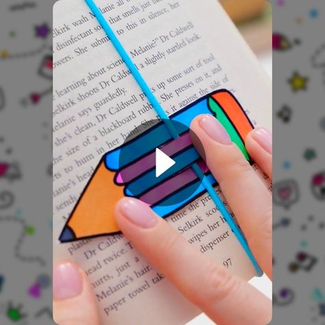 How to make a cool bookmark! 📚 🤩 Laminator Bookmarks, Acrylic Blank Bookmarks, Hidden Paper Clip Bookmarks, Cool Bookmarks, Make Videos, Consumer Health, Public Profile, Business Support, Diy Life Hacks