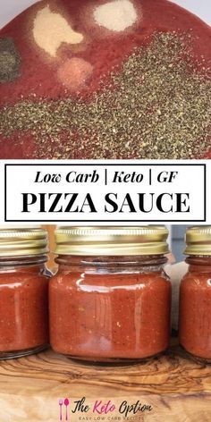 Keto Reseptejä, Keto Pizza Sauce, Keto Sauce, Low Carb Marinara, Keto Sauces, Low Carb Sauces, Keto Pizza, Low Carb Diets, Low Carb Pizza