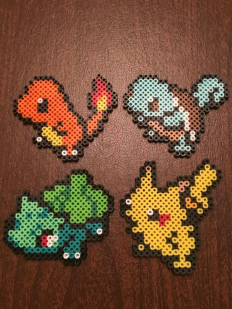 Pokemon perler bead Melty Bead Pokemon, Hama Beads Design Pokemon, Pokemon Melting Beads, Hamma Beads Ideas Pokemon, Pokemon Perler Bead Patterns Pikachu, Pokemon Pearl Beads Pattern, Pearler Bead Pokemon, Small Pokemon Perler Bead Patterns, Pokemon Bead Art