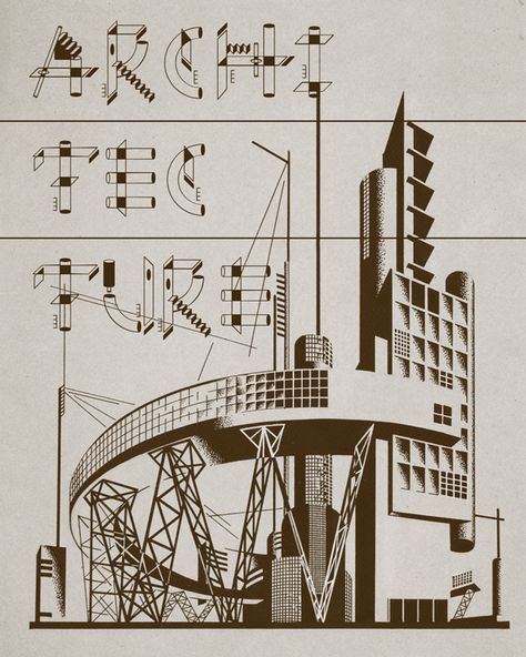 Russian Constructivism, Russian Avant Garde, Model Sketch, Architecture Sketchbook, House Sketch, Walter Gropius, Brutalist Architecture, Architectural Drawing, Model Drawing