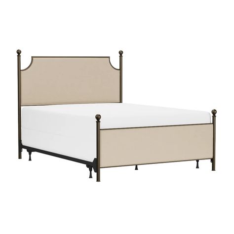 Laurel Foundry Modern Farmhouse Pemberton Heights Low Profile Standard Bed & Reviews | Wayfair Corner Headboard, Affordable Bedroom Furniture, Affordable Bedroom, Nordland, Hillsdale Furniture, Classic Bed, Standard Bed, Queen Headboard, Upholstered Panels