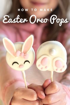 Easter Oreo Cookie Pops, Bunny Treats For Kids, Easter Oreo Pops, Easter Chocolate Ideas, Easter Cupcakes Ideas, Easter Candy Ideas, Easter Cup Cakes, Ideas Pascuas, Bunny Oreos