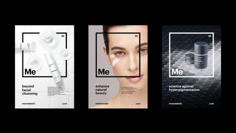 Mesoestetic on Behance Mesoestetic Products, Brand Purpose, Cosmetics Industry, Graphic Design Product, Adobe Indesign, Design Product, Brand Strategy, Cinema 4d, Visual Identity