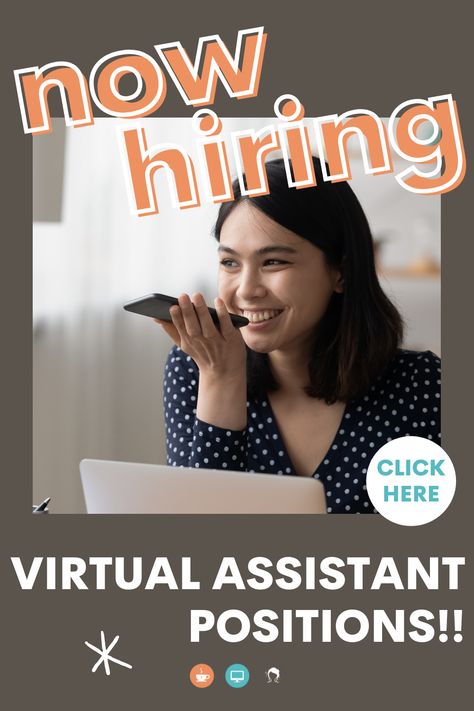 Pinterest Virtual Assistant Jobs, Live Chat Assistant Jobs, Virtual Assistant Jobs For Beginners, Calendar Management Virtual Assistant, Virtual Assistant Training, Calendar Management, Amazon Jobs, Virtual Jobs, Now Hiring