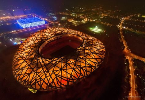 Futuristic Stadium, Beijing National Stadium, Parametric Architecture, National Stadium, Forbidden City, Brick Walls, Beijing China, Bear Wallpaper, Beijing