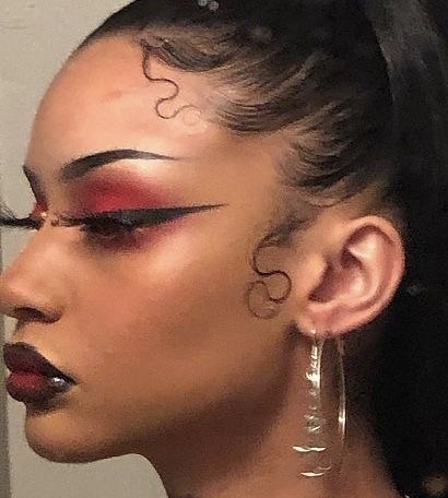 Gothic Fashion Design, Makeup Inspired, Dope Makeup, Alternative Makeup, Face Beat, Make Up Inspo, Baddie Makeup, Makeup Eyeliner, The Weeknd