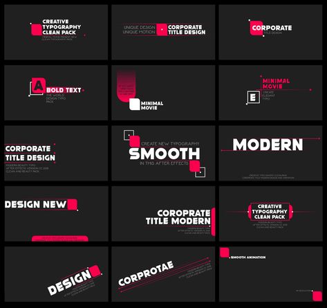 modern Titles_15 Website Title Ideas, Title Designs, Title Cards Design, Text Title Design, Title Layout Design, Title Design Layout, Title Header Design, Title Slide Design, Show Title Design