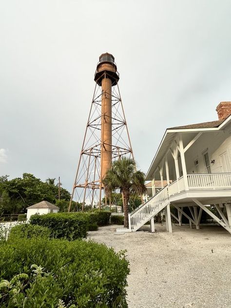 Sanibel Lighthouse, Florida Lighthouses, Sanibel Island Florida, Beach Activities, Travel Van, Sanibel Island, Beach Combing, Fort Myers, Gulf Of Mexico