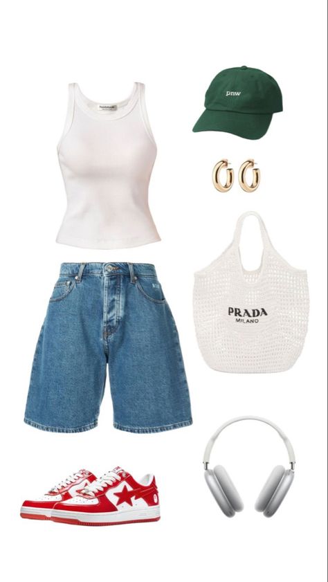 Summer Jorts, Hot Summer Outfits, 00s Style, Boys Summer Outfits, Busy Parents, Girls Summer Outfits, Fashion Hacks, Stylish Outfit, Cute Everyday Outfits