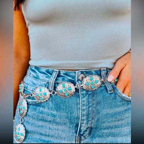 Concho belt Conch Belt Outfit, Conch Belt, Belt Outfit, Concho Belt, Outfits 2022, Chain Belt, Turquoise Gemstone, Conch, Low Rise