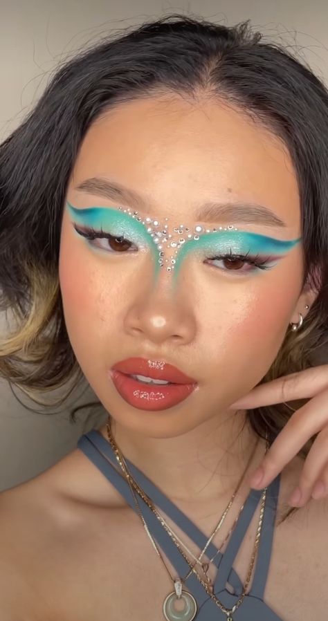 Cool Makeup Looks Creative Full Face, Unique Eye Makeup, Editorial Makeup Creative, Maquillaje Aesthetic, Drag Makeup, Cool Makeup Looks, Unique Makeup, Make Up Inspo, Makeup Artistry