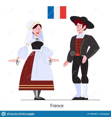 French culture clothing French Cultural Clothing, France Culture Clothes, France Traditional Clothing, French Traditional Clothing, Traditional French Clothing, French Costume, French Outfit, Culture Clothing, French Culture