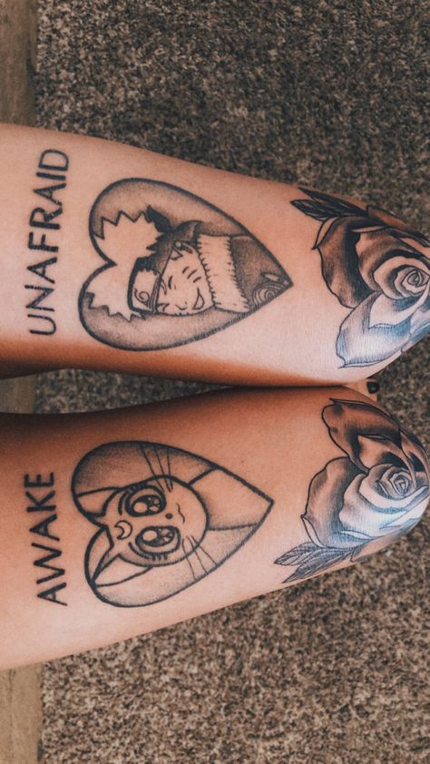 Anime Leg Tattoo, Anime Tattoos, Leg Tattoos, Tattoos, Anime